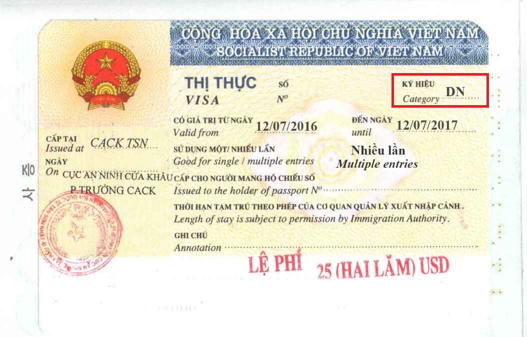 Business Vietnam visa