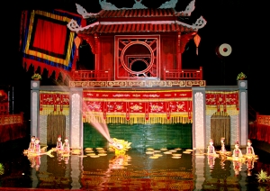 Water puppet show in Hanoi, Vietnam