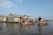 Chau Doc Floating Village in Chau Doc