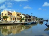 Visiting Hoi An town in Vietnam.