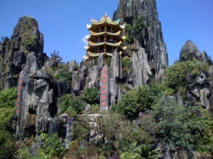 Some pagodas in Danang city, Vietnam