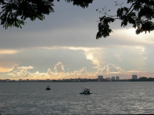 Ho Tay Lake in Hanoi city, Vietnam